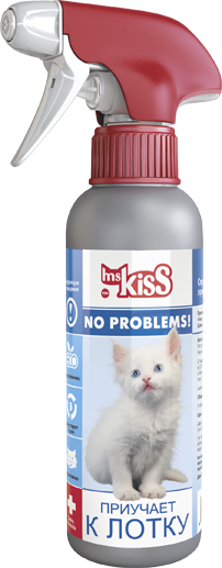 Спрей для кошек Ms.Kiss No problems Приучает к лоточку 200 мл.